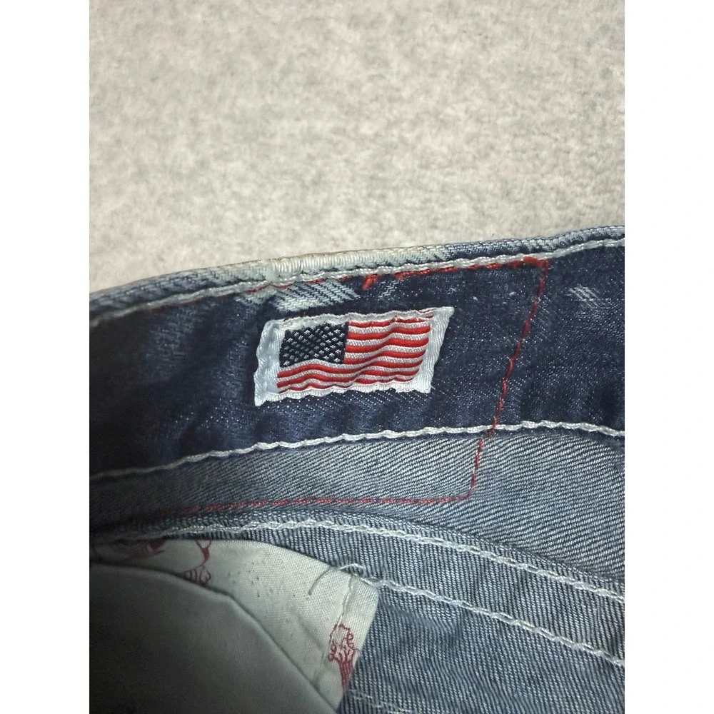 True Religion Mens Size 32 Ricky Denim Jeans Made In USA